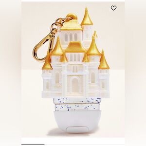 Castle Pocketbac Gold and White Castle Keychain Holder